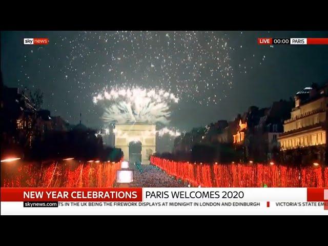 Sky News UK - New Year 2020 (Part 3) - 31/12/2019 - Dubai, Athens, and Paris welcomes 2020