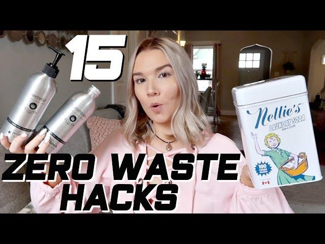 15 ZERO WASTE LIFE HACKS! | THINGS I STARTED BUYING | easy sustainable lifestyle hacks + swaps