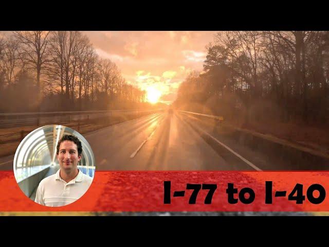 Driving from I-77 to I-40 [Time Lapse] | Statesville to Asheville, North Carolina