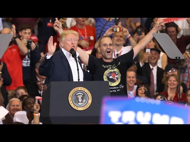 Trump surprises 'yuge' fan at Florida rally