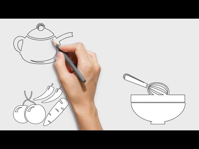 Рисованное дудл видео для бизнеса на заказ (Doodle video)