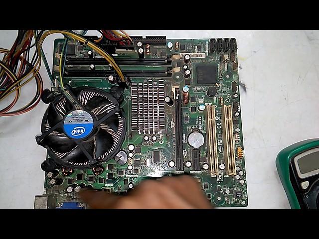 CPU Fan spin for 1 second then turn off immediately: solve