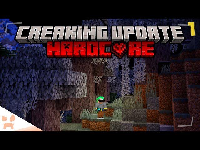 NEW WORLD WHO THIS - Hardcore Minecraft 100 Days Creaking Update (lets play episode 1)