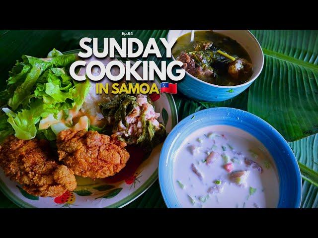 REAL GOOD FOOD THIS SUNDAY | Sunday Cooking in Samoa | Ep.64