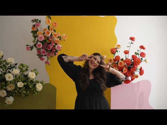 A Floral Backdrop Installation Tutorial by The Floral Eclectic