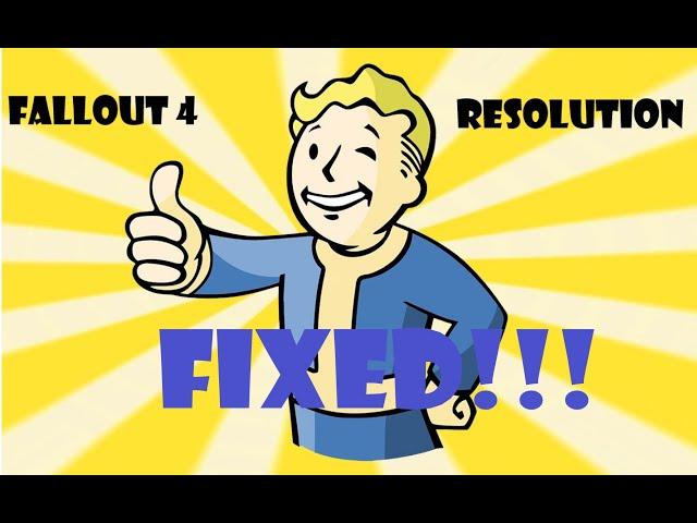 Fallout 4 Fullscreen Fix WORKS DECEMBER 2020