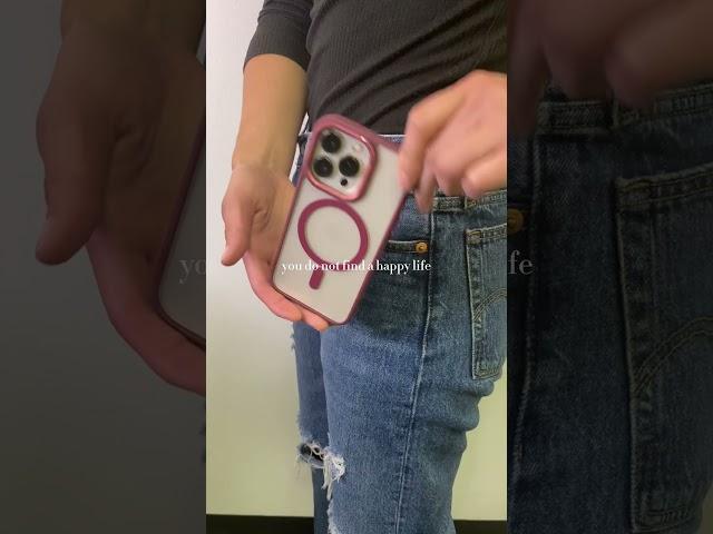 iPhone 16 Clear MagSafe Case with Purple Trim: Stylish & Functional!