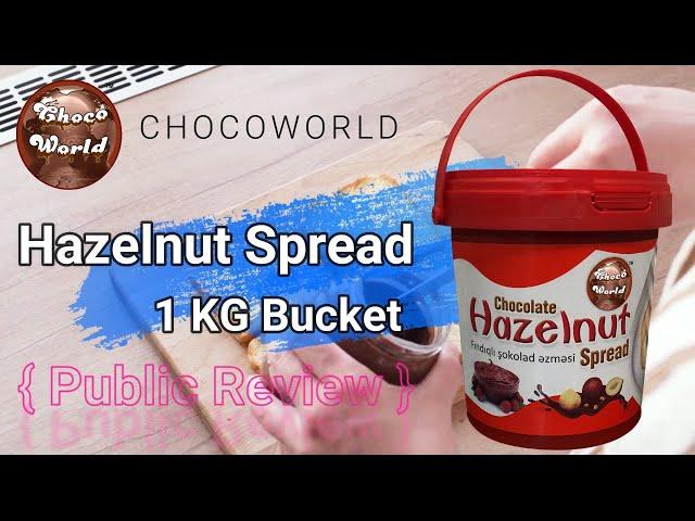 Chocoworld Hazelnut Spread 1 KG RED Bucket Public Review