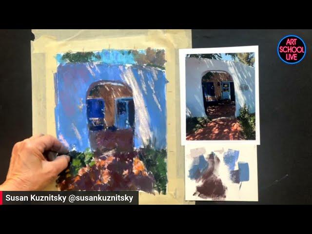 Free Art Lesson : How to Paint Dappled Light with Susan Kuznitsky