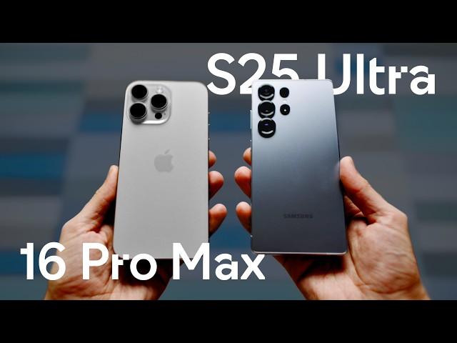 Samsung Galaxy S25 Ultra vs iPhone 16 Pro Max - Das sind die Unterschiede!