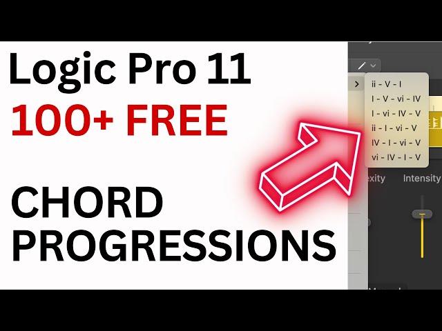 Unlock 100's of FREE Chord Progressions in Logic Pro 11 - NO MIDI Packs Required!