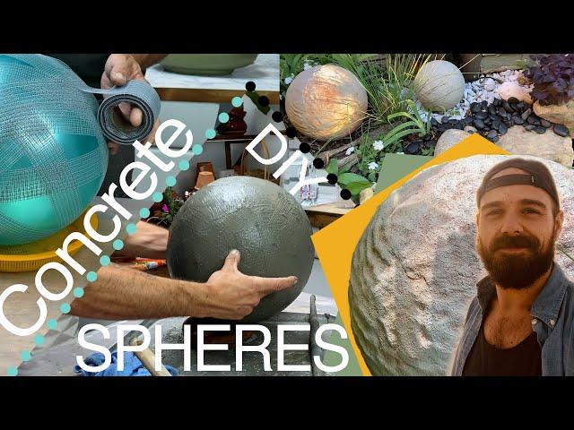 Concrete Sphere Tutorial | GARDEN | DECOR | DIY