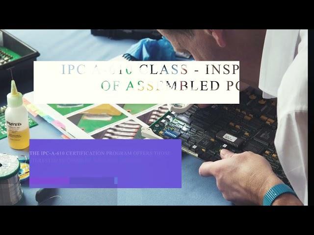 Ipc Solder Certification
