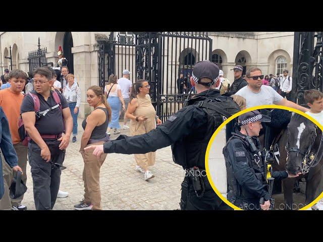 Horse Guards Parade Drama: Ignorant Tourist vs. Alert Armed Officer.  Ormonde loves Polo Mints.