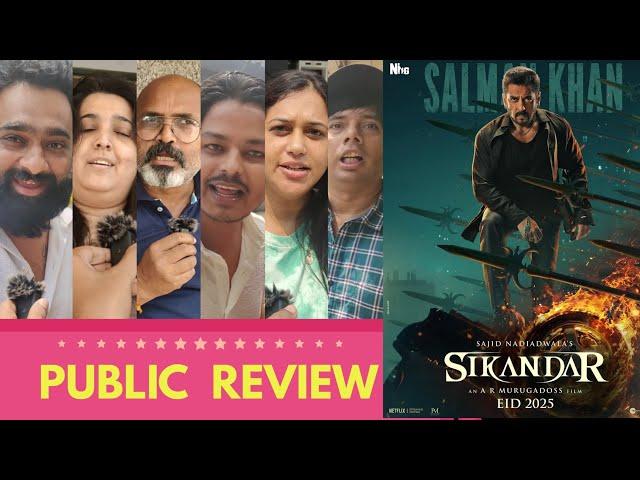Sikandar PUBLIC REVIEW | First Day First Show | Salman Khan, Rashmika Mandanna
