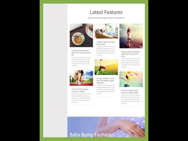 Amazing Lifestyle Blogging Website Template #lifestyle #websitedesign #trending