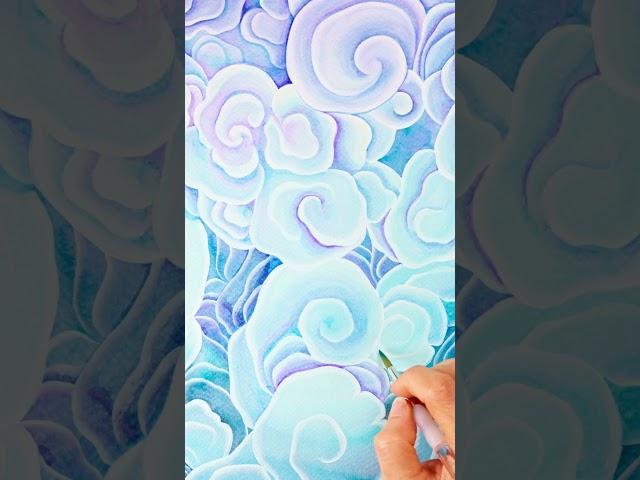 Coral Kaleidoscope: Mixed Media Time-lapse 4K #seascape #oceanscape #art #underwaterpainting
