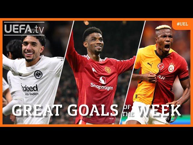 #UEL Great Goals Matchday 4 | Diallo, Osihmen, Marmoush...