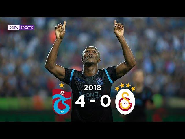 Trabzonspor 4 - 0 Galatasaray | Maç Özeti | 2018/19