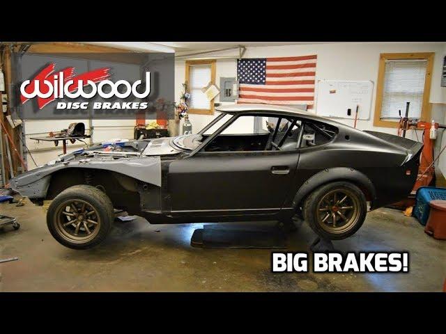 280z Gets Big Brakes all around + Brake Booster Delete!