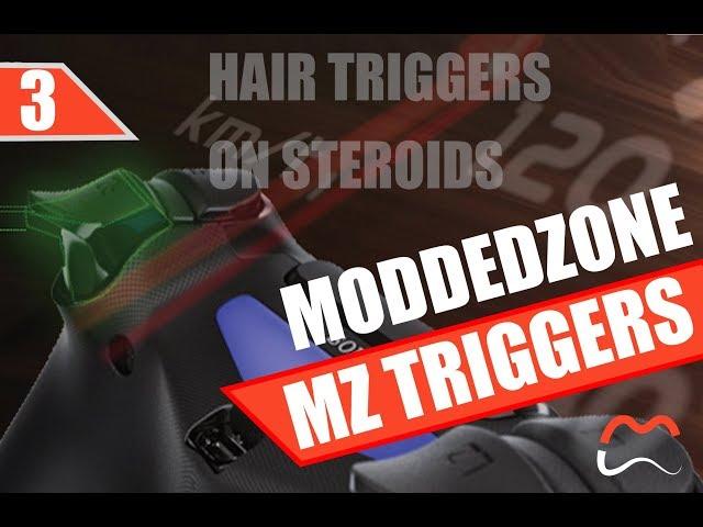 ModdedZone MZ Triggers Demonstration. Hair Triggers on steroids!