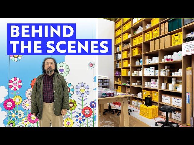 Inside Takashi Murakami’s Massive Production Studio