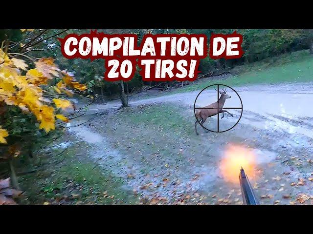 Compilation de  20 tirs-100% ACTION//Amazing Hunting 20 Kill Shots//Zusammenstellung von 20 Schussen