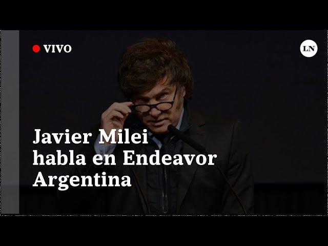 EN VIVO| Discurso del presidente Milei en Endeavor Argentina