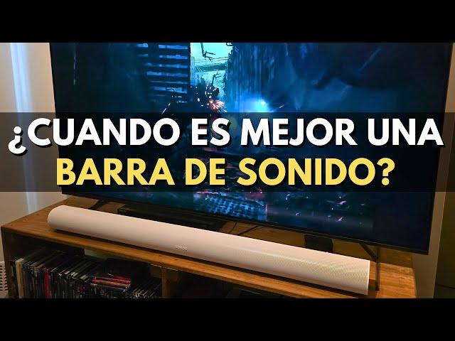 Cuando SI es MEJOR una BARRA DE SONIDO para tu Televisor