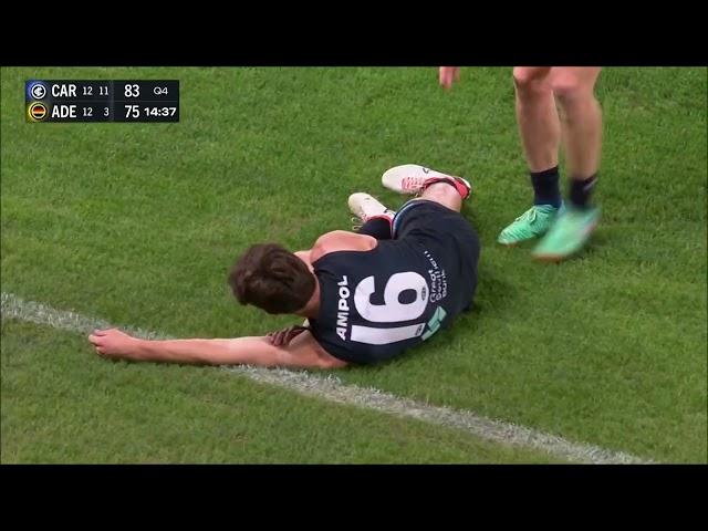 Matt Crouch a 1-match suspension following this hit on Jack Carroll.