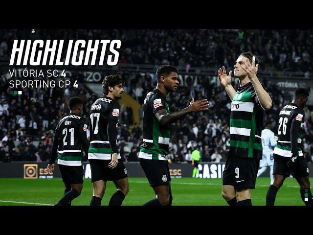 Resumo | Liga Portugal Betclic: Vitória SC 4-4 Sporting CP