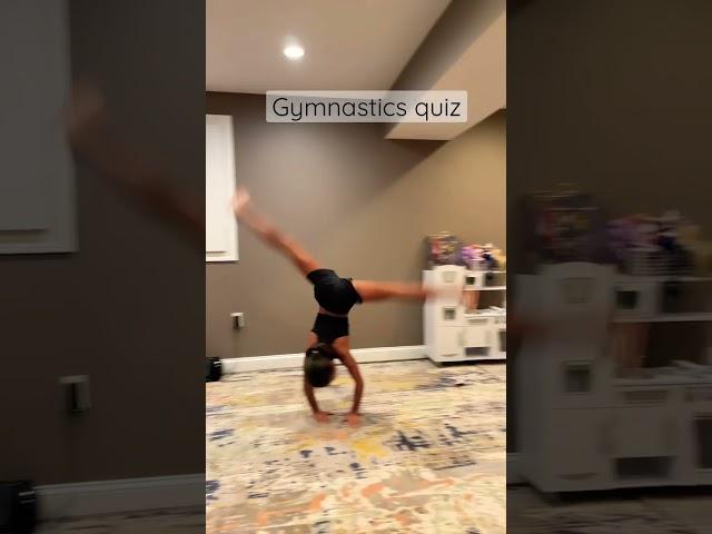 Gymnastics quiz ‍️ #challenge #tiktok #shorts