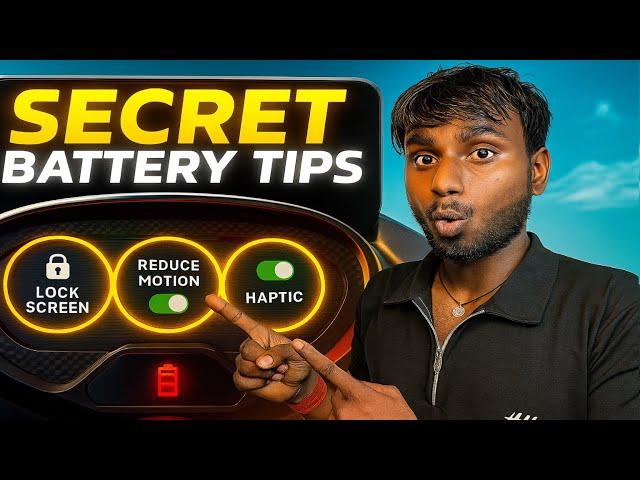 SECRET iPhone Battery Tricks  | Boost Battery Life Instantly! #BatteryBackup #iPhoneTips