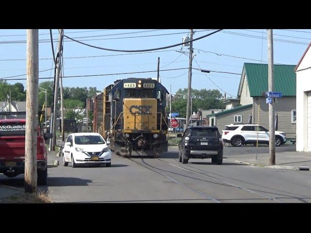 "The Perils of Street Running" NYS&W Utica NY