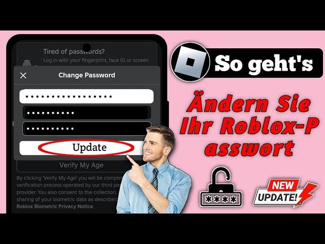 So ändern Sie das Passwort in Roblox-2024 || Ändern Sie Ihr Roblox-Passwort