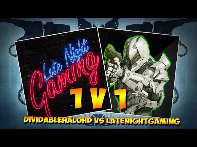 1 v 1 MLG Pro Faceoff!  LateNightGaming vs. DividableHaloHD