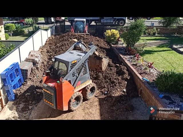 Mini Excavation - Soil removal for pool excavation part 2