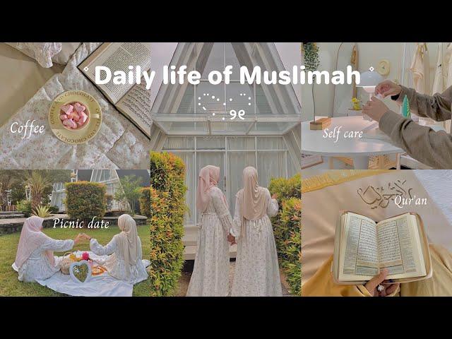 Muslimah vlog| daily prayers, picnic, islamic studies, peaceful, self care |