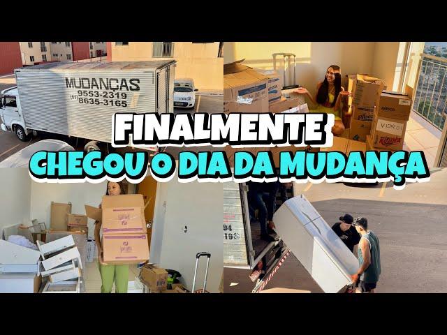 CHEGOU O DIA DA MUDANÇA | morando sozinha com 19 anos