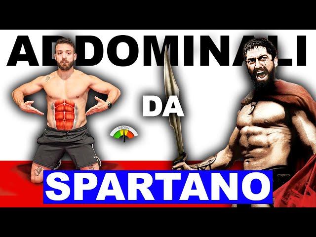 ADDOMINALI DA SPARTANO 300 - scheda completa