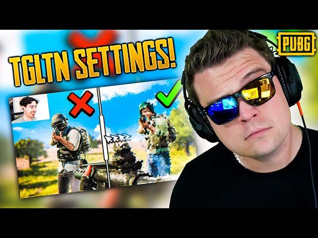 TGLTN Finally Reveals His PUBG Settings! - HollywoodBob REACTS!