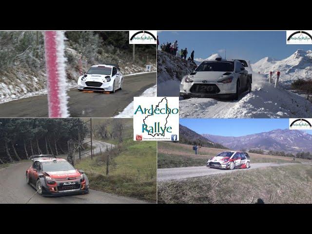 BEST OF TESTS PRE MONTE CARLO 2019 - HYUNDAI / CITROEN / TOYOTA / MSPORT By ArdechoRallye