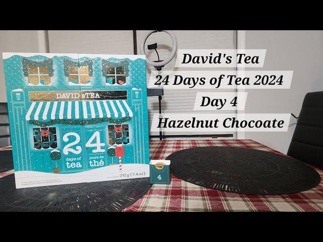 David's Tea 24 Days of Tea 2024 : Day 4 Hazelnut Chocolate!