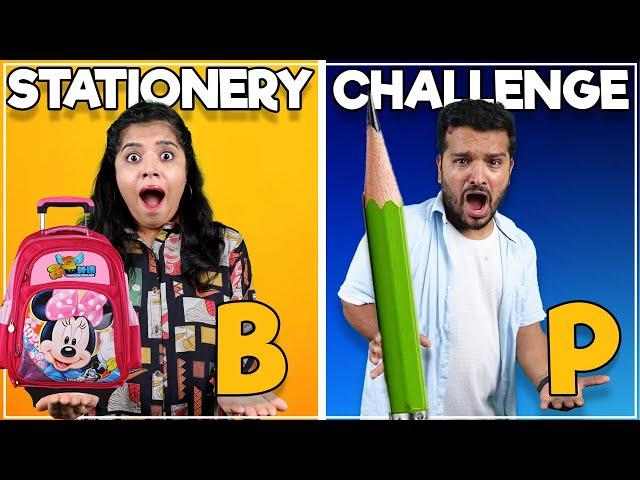 WE DID EXTREME A-Z STATIONERY SHOPPING CHALLENGE!!!