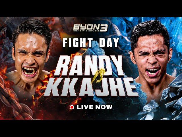 RANDY VS KKAJHE! BYON COMBAT SHOWBIZ VOL.3 LIVESTREAM!