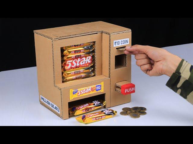 How to Make A Chocolate Vending Machine From Cardboard