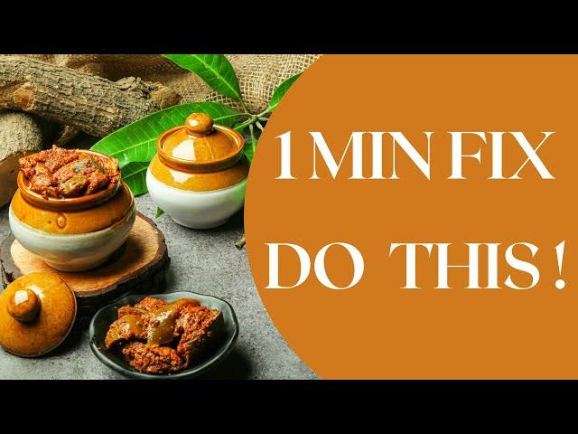 Chef on How to Reduce Spice in Mango Pickle