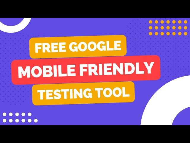 Mobile Friendly Testing Tool | Check Mobile Responsiveness