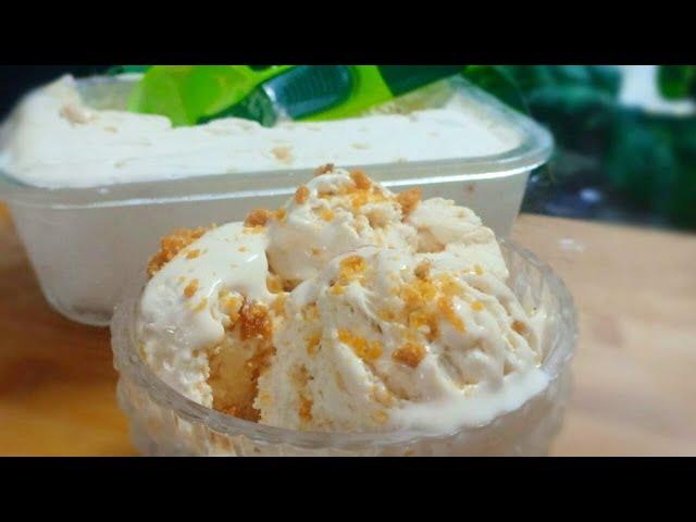 Homemade Butter Scotch Ice Cream  | Eggless Butterscotch Ice cream | Easy Dessert Recipe