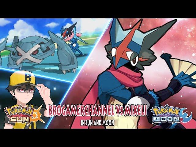 Pokemon Sun and Moon: Brogamerchannel Vs Mixeli (Collab)